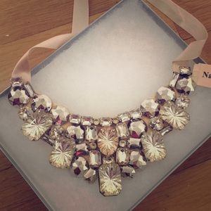 Bedazzled bib necklace